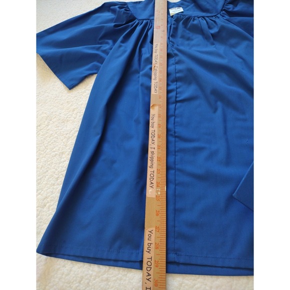 Rhyme University Gown And Cap Kids XS Blue Graduation Pre School Kindergarten - Picture 6 of 8